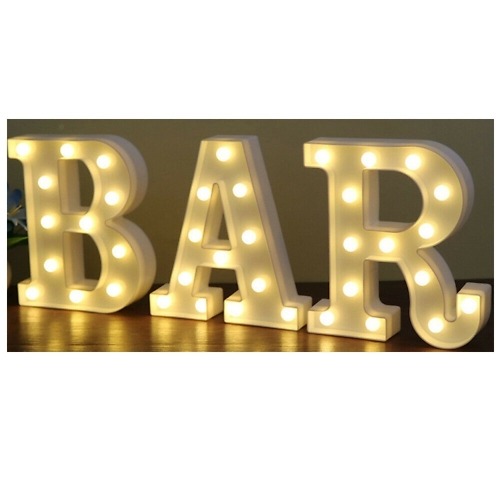 B.A.R Light Up Letters