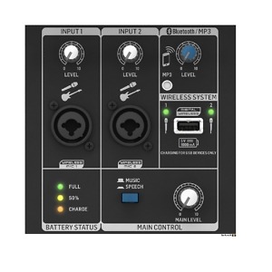 Fully Wireless Bluetooth Speaker & Microphone - Behringer MPA100BT - Image 3