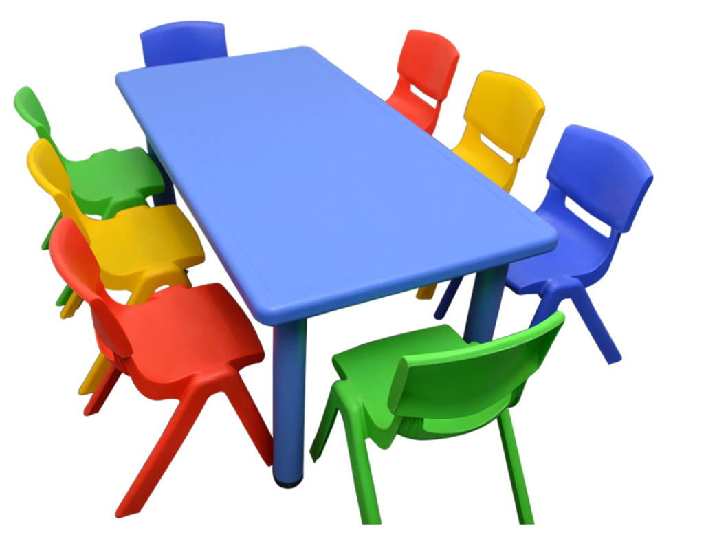 Kids Table and Chairs set – Simply Chic Events event hire Party Hire