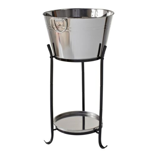 Chrome Drinks Tub on Stand